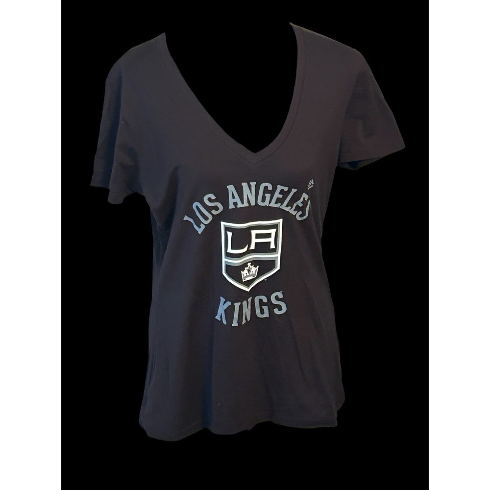 Los Angeles Kings NHL Majestic Fan Fashion‎  Women's Large T-Shirt NWT